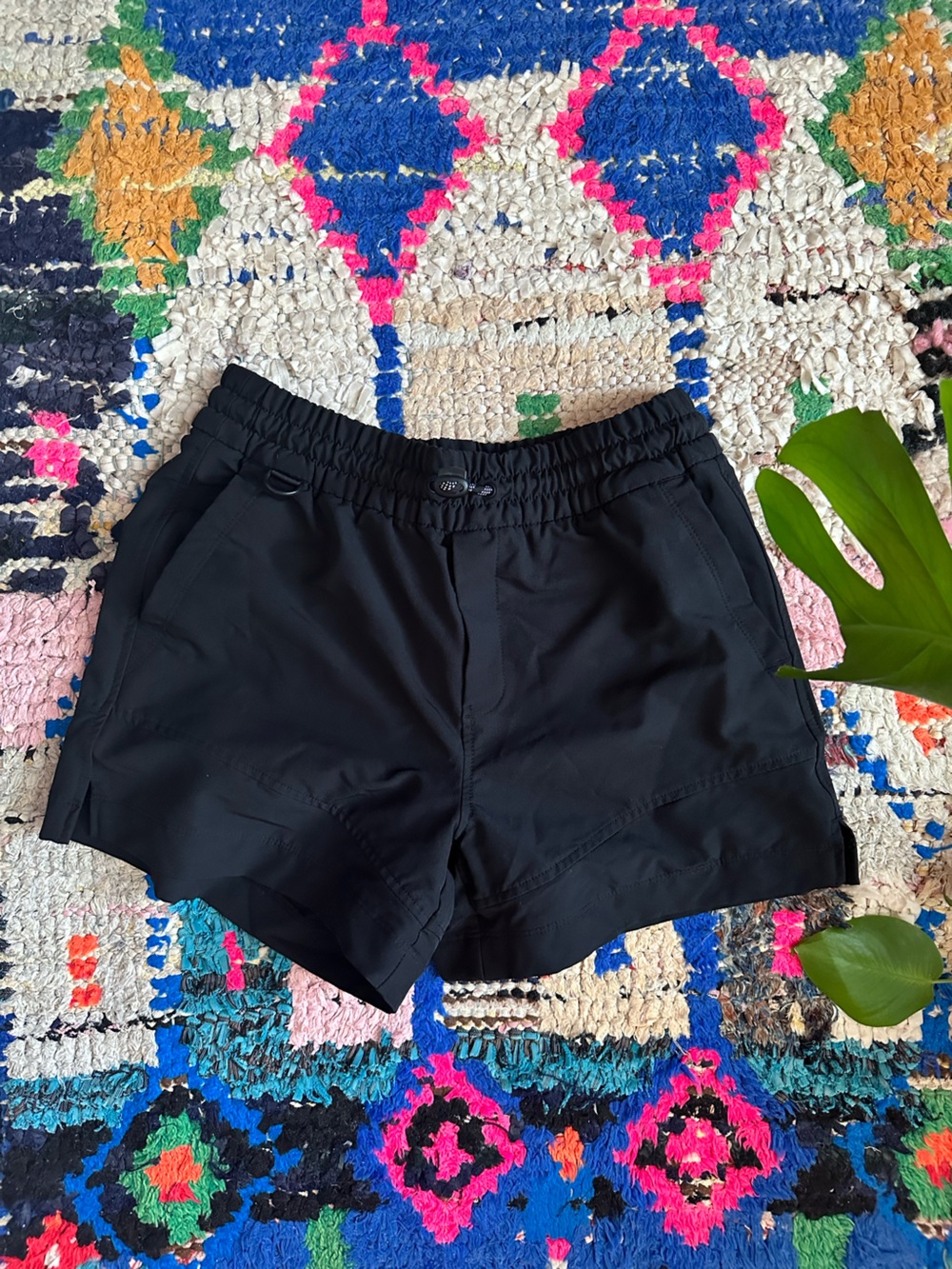 Old Navy Black Elastic Waist Stretchtech Shorts